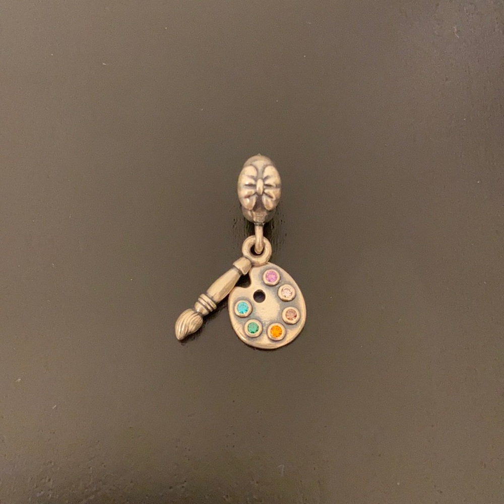 Authentic Pandora Charm Artist's Palette